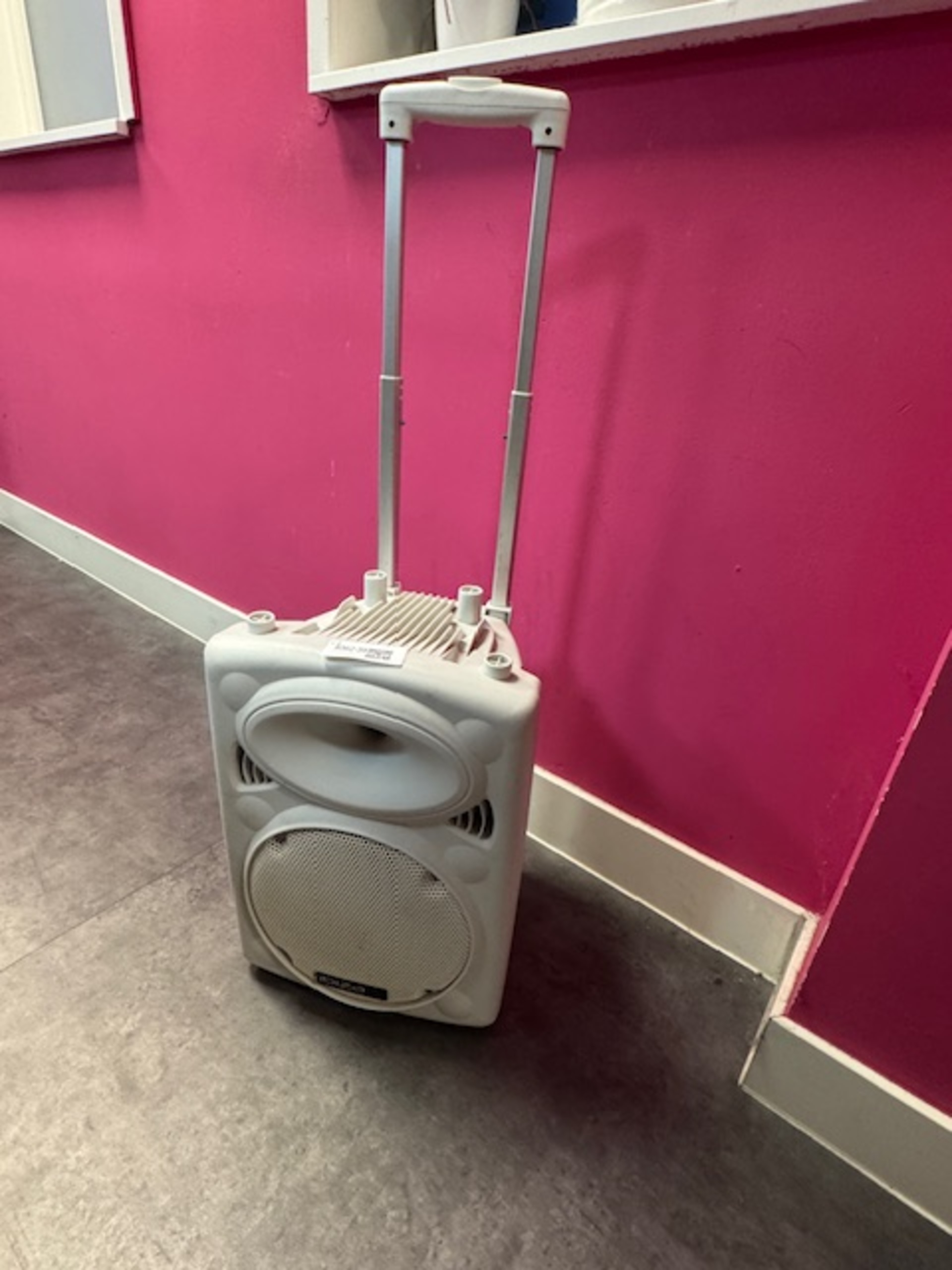 Draagbare luidspreker Ibiza Sound, Port10VHF-BT-WH, wit